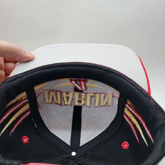 Vintage Sterling Marlin Logo Athletic Diamond Cut Snapback Hat #4 NOS NWT Nascar - Picture 11 of 11